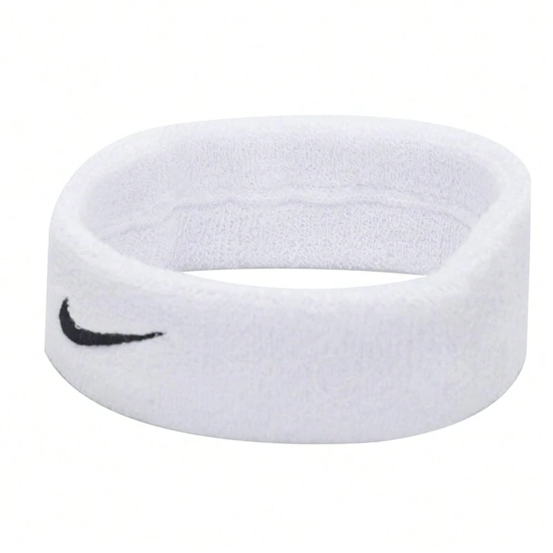 男士女士運動髮帶 NIKE SWOOSH CLASSIC HEADBAND 簡約舒適運動鍛鍊髮帶 II5131 - 白色 - 查看 1