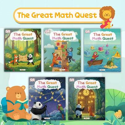 The Great Math Quest Activity Book – Adventure-Themed Early Math Practice With Counting, Number Order, Simple Add & Subtract, Logic Puzzles And Word Problems, Builds Focus, Reasoning And Confidence