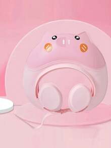 1pc Baby Waterproof Shower Cap, Adjustable Soft Rubber Ear Protection Children Bath Hat, Prevents Water From Getting Into Eyes And Nose During Baby Shower - Multicolor - View 8