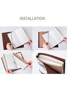 60 页笔记本旅行系列 TN 日记本计划本补充装日记本、学校用品、返校