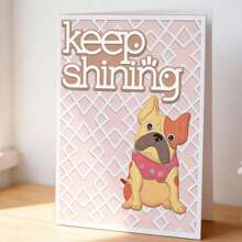 Creative Dog Cutting Dies, DIY Scrapbooking Album And Embossing Stencil, Greeting Card Making Tool, Card Paper Cutting Crafts ,Gift Card Making Template Die Cuts. - Silver - View 2