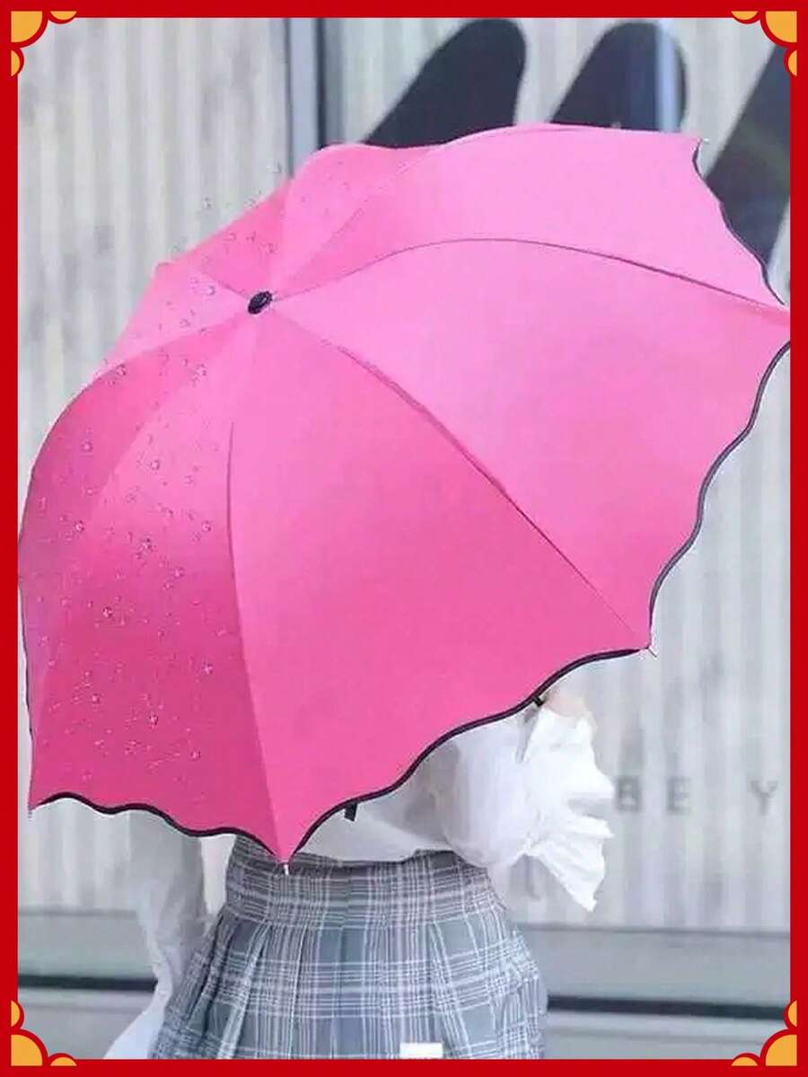 Ô dù gấp 8 nan, màu trơn, thiết kế dễ thương, chống tia UV, kiểu dáng giản dị, nhẹ, thích hợp cho Ngày Quốc tế Phụ nữ, đồ dùng du lịch, quà tặng đám cưới, phong cách Y2K, trang trí phòng ngủ, phụ kiện xe hơi cho nữ, trang trí nhà bếp. - Nhiều màu - Xem 1