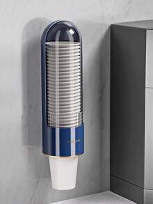 Minimalist Paper Cup Holder, Multifunctional Desktop Organizer, Coffee/Milk Tea Cup Rack, Cup Dispenser - Multicolor - View 2