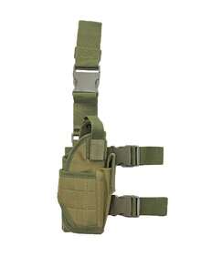 1pc Right Leg Holster, Multi-Functional Quick Release Leg Holster, Black Right Leg Holster, Drop Leg Holster, Thigh Pistol Holster, Adjustable Motorcycle Leg Bag For Right Leg, Practical Universal Right Thigh Holster Suitable For Camping, Hunting, Combat Simulation Games And Other Outdoor Activities, Vintage Waist Pack Style Side Pocket, Men's Holster - Multicolor - View 8