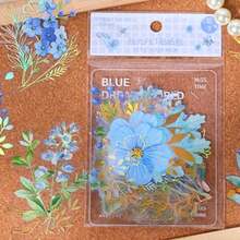 Stickers - Flowers/Blue 02 - View 2