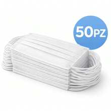 cubrebocas infantil color blanco , 50 pz - Blanco - Ver 3