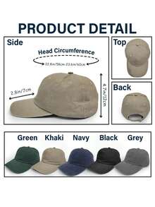 Custom-Made Personalized Hats, Featuring Multiple Names And Photos, Custom Pet Photos, Dog Photos, A Retro Washed Style, Five Color Options. Perfect For Dads, Father's Day Gifts, Birthday Gifts, And Stylish Items. Gifts For Pet Lovers - Multicolor - View 3