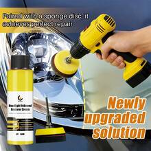 1 Bottle 100ml Professional Headlight Restoration Kit - Removes Discoloration, Oxidation And Fogging On Vehicle Headlights - Lens Polishing Abrasive - Effectively Enhances Headlight Shine, Polishing Abrasive JB-XPCS