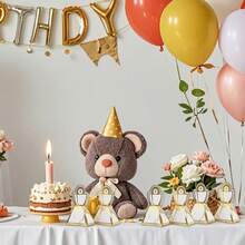 12个装洗礼派对糖果纸盒，带绳，圣杯主题礼品盒，适用于婴儿洗礼派对用品 - 彩色 - 查看 7