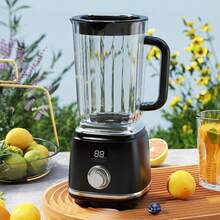 Mini Portable Fruit Juicer Blender, LED Display Smoothie Maker, USB Rechargeable Crushed Ice Machine For Milkshake And Fresh Juice - 彩色 - 查看 12