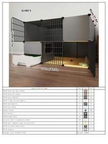 Cat Litter Box Enclosure With Cat House, Large Indoor Cat Villa With Free Space - Multicolor - View 17