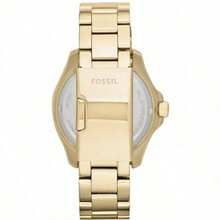Fossil Watches For Ladies Women's Quartz Stainless Steel Three-Hand Watch Stainless Steel Case/Scratch Resistant Glass Mirror.This Watch Is An Ideal Gift For Women. AM4510 - Gold - View 5