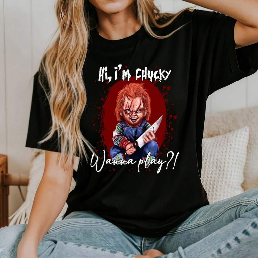 Horrorie Shirt, Halloween Party Sweatshirt, Spooky Season Gift - Style 7 - View 1