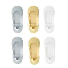 3双装女士3D船袜透气加厚蝴蝶结足部按摩保健女士夏季袜冰丝袜浅口隐形袜硅胶防脱丝船袜 - 彩色 - 查看 16