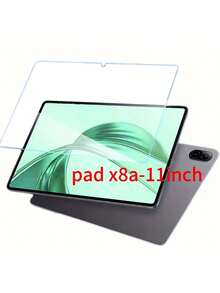 适用于荣耀Pad X8a 11英寸（2024）的2片装9H硬度屏幕保护膜 - 防刮、防震、无气泡、高清晰度、光滑表面 - 专为荣耀Pad X8a 11平板电脑设计 - 渐变光泽，适用于游戏、视频通话、日常使用，高品质玻璃，无气泡贴合，屏幕保护膜，科技爱好者的必备屏幕保护用品，适用于日常防护、办公、家用平板电脑屏幕保护膜，防水防震防摔防刮。 - 透明綠X8A - 查看 2
