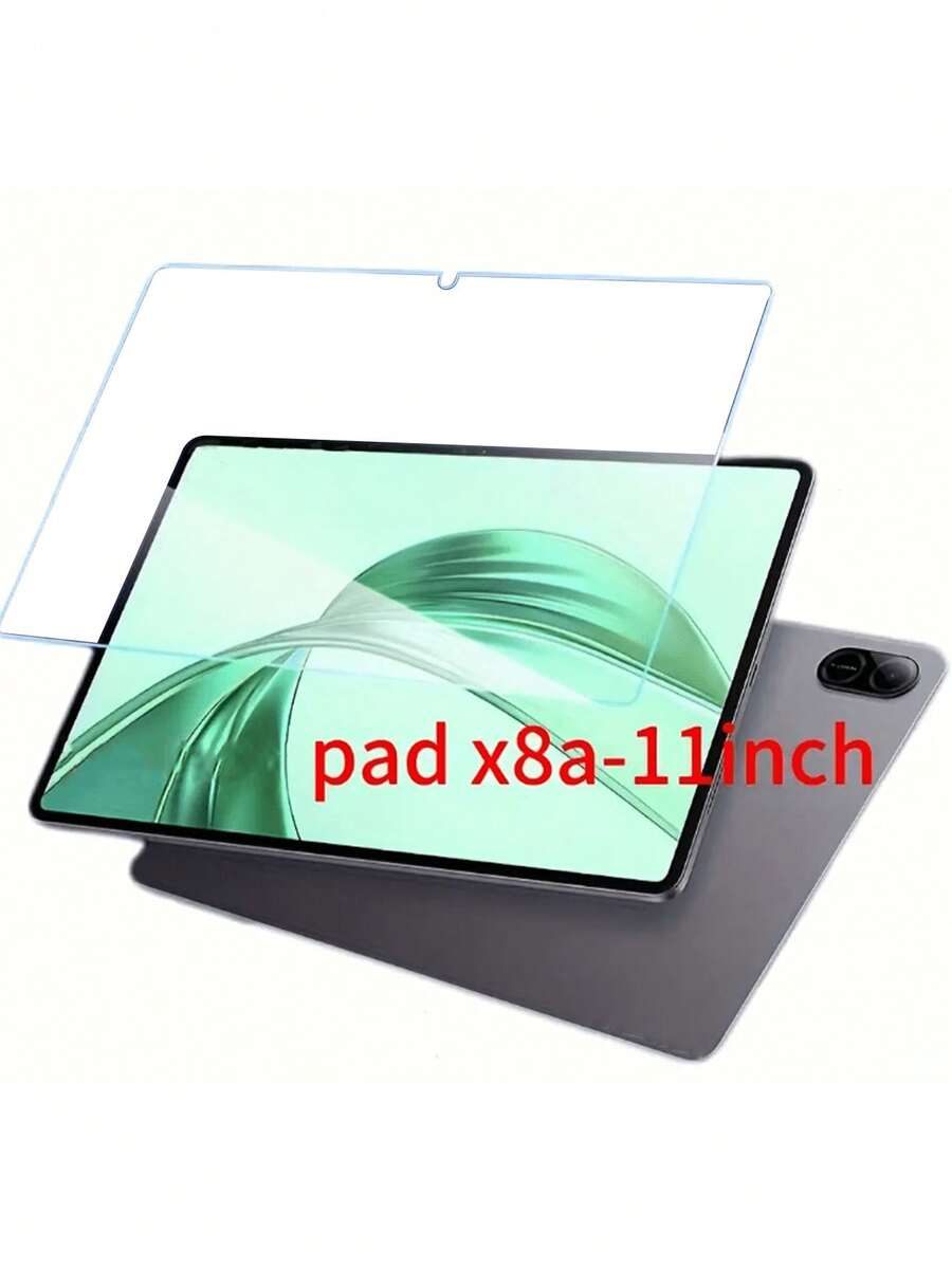 适用于荣耀Pad X8a 11英寸（2024）的2片装9H硬度屏幕保护膜 - 防刮、防震、无气泡、高清晰度、光滑表面 - 专为荣耀Pad X8a 11平板电脑设计 - 渐变光泽，适用于游戏、视频通话、日常使用，高品质玻璃，无气泡贴合，屏幕保护膜，科技爱好者的必备屏幕保护用品，适用于日常防护、办公、家用平板电脑屏幕保护膜，防水防震防摔防刮。