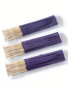 29/115/200pcs Lavender Incense Sticks - Bamboo Sticks, Ideal For Aromatherapy, Yoga, Meditation, Home & Office Fragrance - Perfect Holiday Gift Set - Lavender - View 9