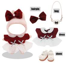 Christmas Season Sweater, Scarf, Chain Bag Set, For Labubu, Halloween, Christmas, Holiday, Birthday Gift (Excluding Plush Doll) - Multicolor - View 5