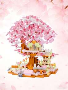 720-860 Pcs Exquisite Architecture & Landscape | Wooden House Building Game | Abundant Indoor & Outdoor Facilities | Entertainment & Decoration | Furniture & Decor - Multicolor - View 1