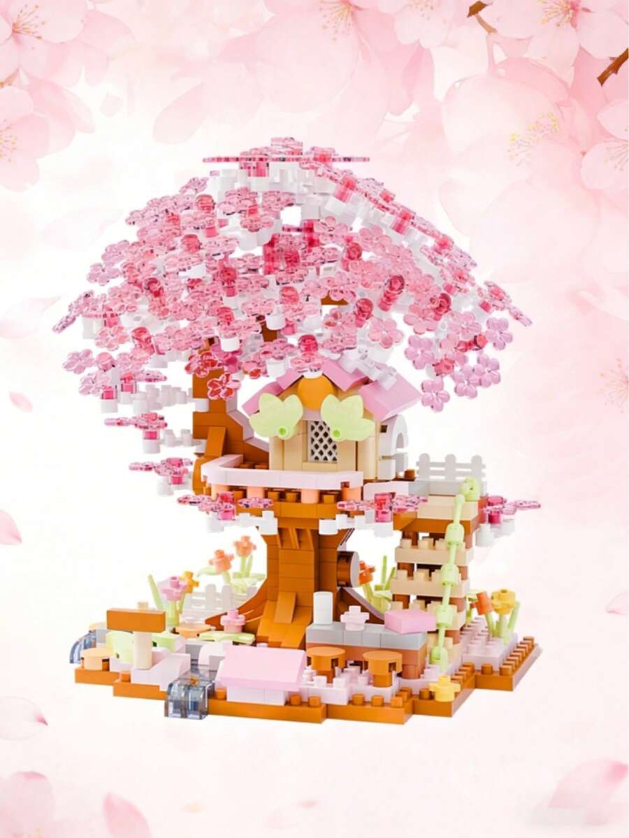 720-860 Pcs Exquisite Architecture & Landscape | Wooden House Building Game | Abundant Indoor & Outdoor Facilities | Entertainment & Decoration | Furniture & Decor - Multicolor - View 1