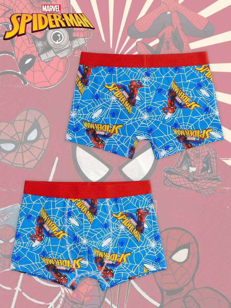 Disney 1pc Spider-Man Men's Briefs, Skin-Friendly Elastic Fitted Comfortable Boxer Briefs, All Season - Multicolor - View 1