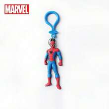 Marvel 1个漫威官方授权死侍和蜘蛛侠软PVC钥匙扣 - 背包和车钥匙的完美装饰，漫威粉丝的理想礼物 - 紅色 - 查看 8