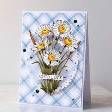 创意花朵切割模具，DIY剪贴簿相册和压花模板，贺卡制作工具，卡片纸切割工艺品，礼品卡制作模板模切。 - 銀色 - 查看 10