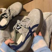 Zapatillas deportivas casuales estilo retro con suela gruesa, transpirables y versátiles - Gris - Ver 2