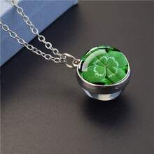 1PC Four Leaf Clover Pendant Necklace Women Fashion Jewelry Gift For Birthday Anniversary Valentine's Day Lucky Charm Statement Neckwear - style - View 17