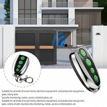 Merlin Prolift 230T 430R M832 M842 M844 车库门遥控器替换件 433MHz 4键滚动码开门器发射器 - 綠色 - 查看 10