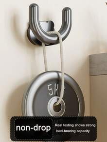 1个壁挂式鞋架 - 无需钻孔，安装简便，防水鞋钩，节省空间的垂直设计，适用于浴室、淋浴间、客厅、卧室，现代风格，多功能实用挂钩 - 彩色 - 查看 6