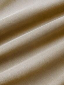 SMILE CHIC 女士春季休闲阔腿裤，宽松直筒版型，纯色独特腰带设计，适合办公室和日常穿着，百搭显瘦 - 卡其色 - 查看 6