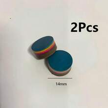 Punte per stecca da biliardo multistrato da 14 mm, punte per stecca da biliardo da 14 mm, punte per stecca da snooker e biliardo americano professionali, durevoli e con vestibilità perfetta. - 2 pezzi - Visualizzare 6