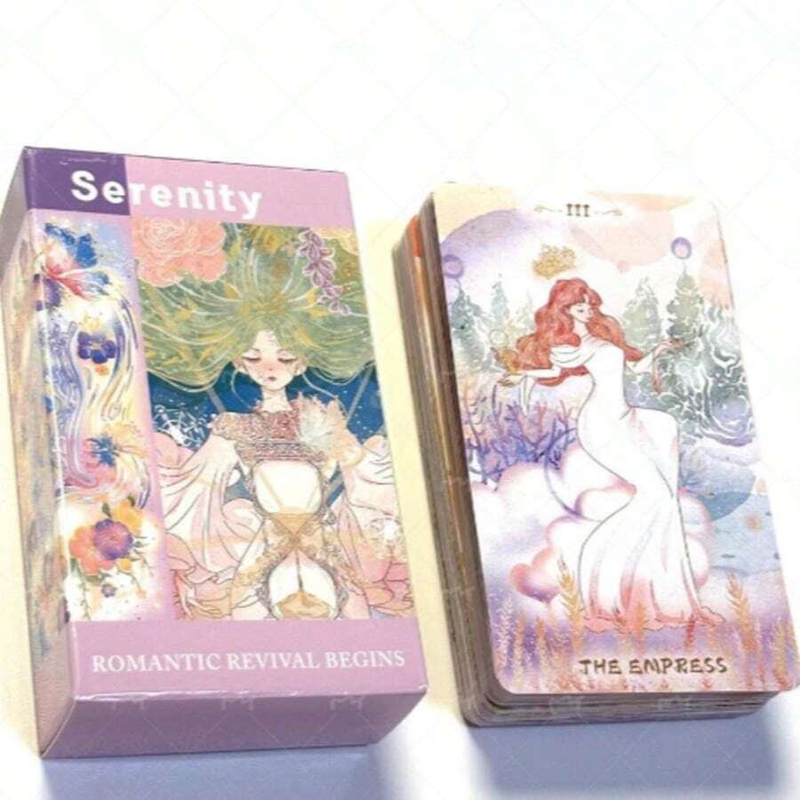 Serenity, Windy And Sunny Tower Cards, 80 Exquisite Tower Cards, Friends Gathering Entertainment Cards, Playing Cards - Multicolor - View 1