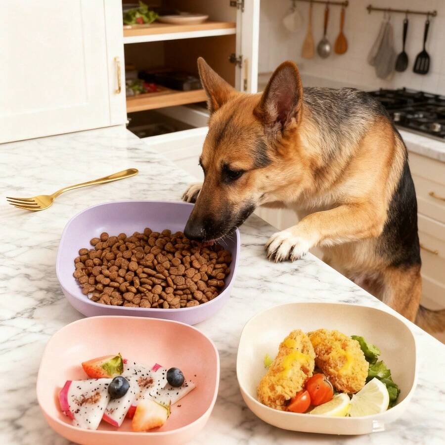 6pcs Pet Bowls For Cats & Small Dogs, Stackable & Space-Saving Design, Integrated Food & Water Bowls, Easy To Clean, Suitable For Indoor & Outdoor Use, Multiple Colors Available - 6 Random Colors - View 1