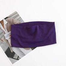 1条/13条装新款宽版女士9.45英寸头带，适合瑜伽、运动、骑行等多种场合，采用聚酯纤维材质，轻盈保暖透气，男女皆宜，春、夏、秋、冬四季皆可佩戴，是运动发带、跑步发饰、瑜伽头巾、运动吸汗带的理想之选。 - 彩色 - 查看 22