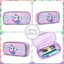 Backpack Kit Handbag Pencil Case Wheels Children's Female School - Multicolor - View 8