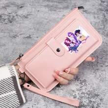 Mattel 1pc Cartoon Witch Hunter Printed Long Slim Wallet Card Holder, Large Capacity Portable High-Value Card Wallet, Random Delivery - Multicolor - View 15