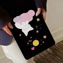 1个360°卡通旋转平板电脑保护套，适用于iPad 11/2025/10.9/Air4/5/6/7/2025/10.2/Pro 11/10/9.7/10.5，带睡眠/唤醒功能 - 彩色 - 查看 3