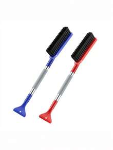 1pc Multifunctional Car Snow Shovel, 2-In-1 Car Snow Brush, Winter Car Ice Scraper & Snow Brush - Multicolor - View 7