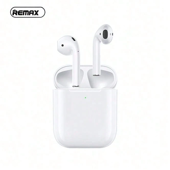 REMAX PD-BT260 Wireless Bluetooth Earphones, Stable Connection, Lightweight In-Ear Design, Long-Lasting Battery Life, Type-C Charging, White - White - View 2