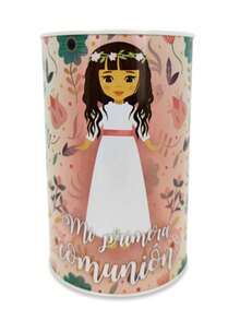 My First Communion Boy Metal Piggy Bank - Piggy Banks For Communion Favors, Gifts, And Souvenirs For Guests. - 粉色 - 查看 4