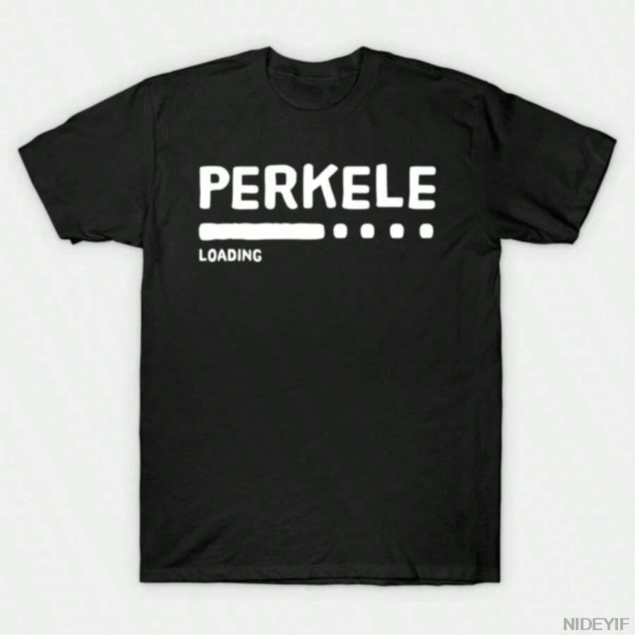 Perkele cargando camiseta divertida para hombres y mujeres, camisetas 100% algodón, camisetas de manga corta 1201-3 - Negro - Ver 1