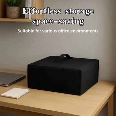 [Printer Protective Cover For Home And Office Use]Thickened 300D Oxford Cloth For Higher Durability, Dual Design Of Reinforced Top Handle + Foldable Storage, Portable & Easy To Store Without Occupying Space, Effective Protection For Printers Against Dust & Collision, Suitable For Multiple Printer Models, Must-Have For Office Equipment Protection