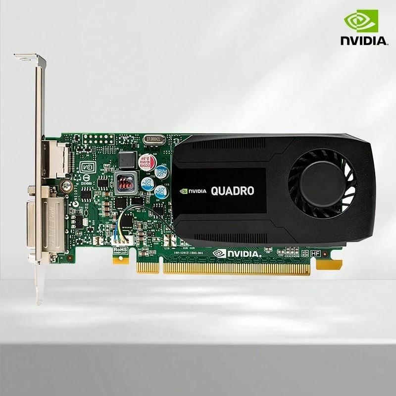 Nvidia Quadro K420 2GB DDR3 工作站显卡,配备 DisplayPort 和 DVI-I 接口,全高单槽设计,适用于基础 CAD、医疗和双显示器应用(OEM 包装) - Quadro K420 2GB - 查看 1