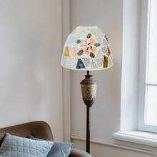 175mm*144mm Natural Colorful Shell Pendant Light Shade, South Pacific Island Style Ceiling Lamp, E26/E27 Base, Suitable For Corridor, Balcony, Vacation Home - Multicolor - View 3