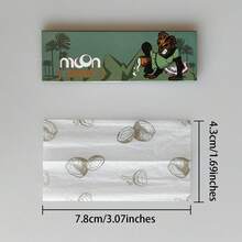 Giấy cuốn thuốc lá New MOON có hương vị, 40 tờ/gói, 78mm, nhiều hương vị trái cây, quà Giáng sinh, đồ dùng Giáng sinh, đồ dùng tiệc tùng, quà tặng bạn trai/bạn gái, quà Halloween, đồ dùng tiệc tùng, quà tặng độc đáo dành cho người lớn. - Nhiều màu - Xem 4