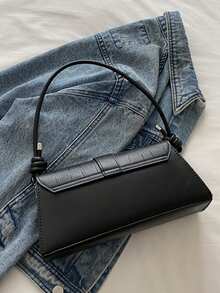 New Chinese Style Baguette Bag For Women, Underarm Bag, And Chic, Niche, Commute, Elegant Shoulder/Crossbody Bag - Multicolor - View 7