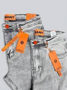 Men's Skinny Fitted Jeans With Elastane - Comfortable And Casual - JO-003 - 查看 8