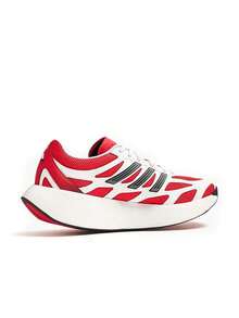 Adidas ADIZERO ARUKU J FTWWHT/PURRUB/CBLACK - 白色/紅色 - 查看 3